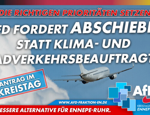 AfD fordert im Kreistag: Abschiebe- statt Klimaschutz- und Radverkehrsbeaufragter!