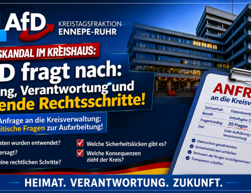 Anfrage zum Datenskandal im Kreishaus: AfD fordert vollständige Aufklärung und Aufarbeitung!